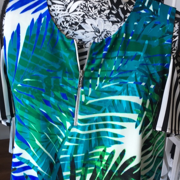 Multi color Calvin Klein top $18 - Picture 3 of 4